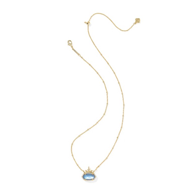Disney Princess Elisa Short Necklace by Kendra Scott - Blue