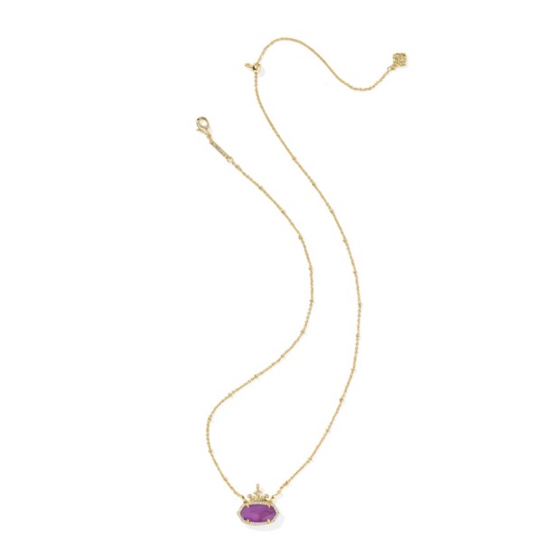 Disney Princess Elisa Short Necklace by Kendra Scott - Mauve