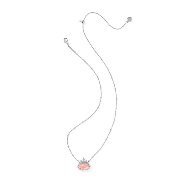 Disney Princess Elisa Short Necklace by Kendra Scott - Slight Pink