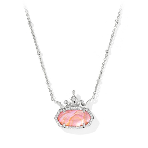 Disney Princess Elisa Short Necklace by Kendra Scott – Slight Pink
