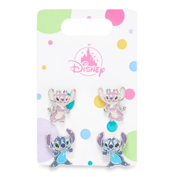 Stitch and Angel Stud Earring Set - Lilo & Stitch