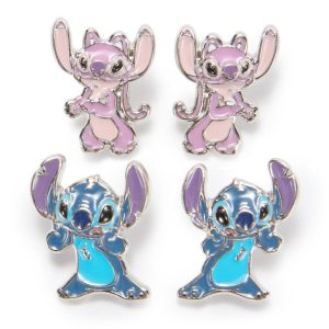 Stitch and Angel Stud Earring Set - Lilo & Stitch