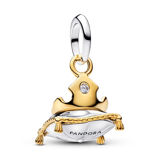 Aurora Crown Dangle Charm by Pandora – Sleeping Beauty