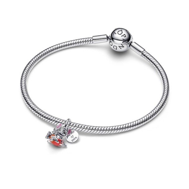 Stitch on Rocket Charm by Pandora - Lilo & Stitch