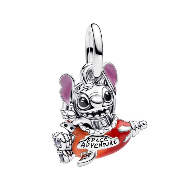 Stitch on Rocket Charm by Pandora – Lilo & Stitch