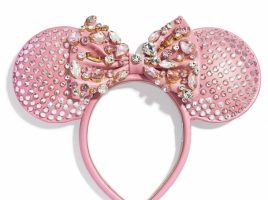Minnie Mouse Pink Crystal Ear Headband for Adults by BaubleBar
