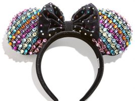 Minnie Mouse Multicolored Crystal Ear Headband for Adults by BaubleBar