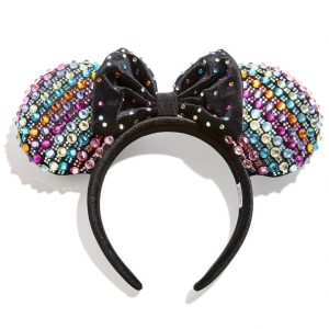 Minnie Mouse Multicolored Crystal Ear Headband for Adults by BaubleBar