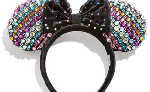 Minnie Mouse Multicolored Crystal Ear Headband for Adults by BaubleBar