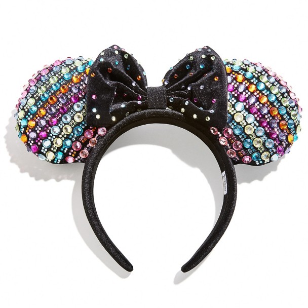 Minnie Mouse Silver Crystal Ear Headband for Adults by BaubleBar