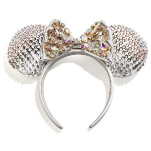 Minnie Mouse Silver Crystal Ear Headband for Adults by BaubleBar