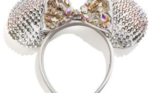 Minnie Mouse Silver Crystal Ear Headband for Adults by BaubleBar