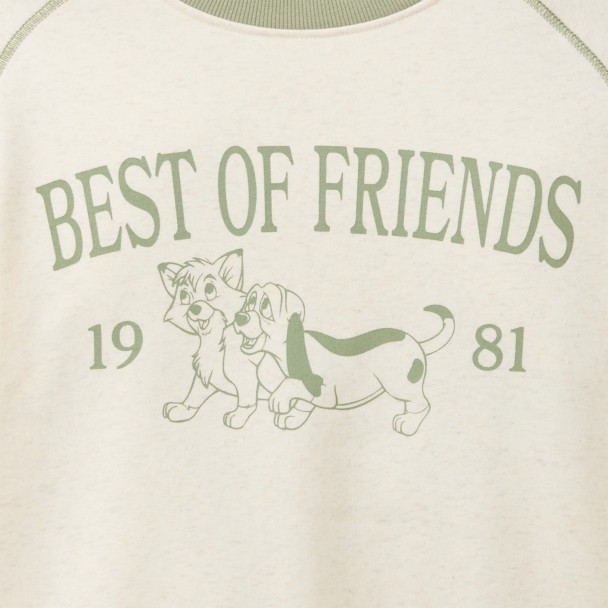 The Fox and the Hound 45th Anniversary Fashion Pullover Sweatshirt for Women