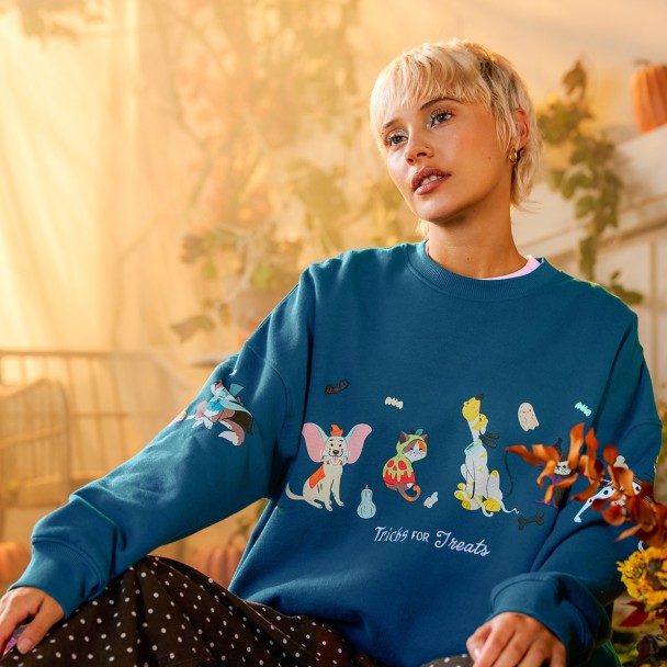 Disney Cats and Dogs Halloween Pullover Sweatshirt for Women - Exclusive