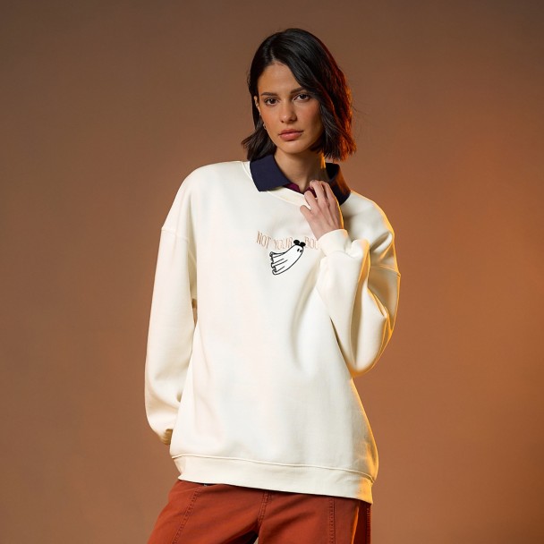 Mickey Mouse Cutie Ghost Pullover Sweatshirt for Women