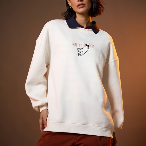 Mickey Mouse Cutie Ghost Pullover Sweatshirt for Women