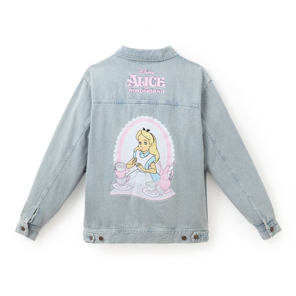 Alice in Wonderland 75th Anniversary Denim Jacket for Women by Cakeworthy