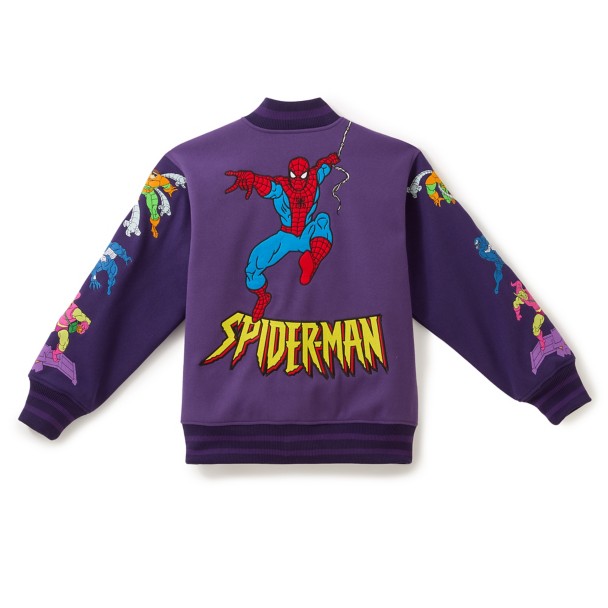 Spider-Man Varsity Jacket for Adults by Cakeworthy Spider-Man Varsity Jacket for Adults by Cakeworthy