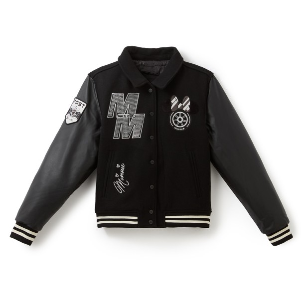 Disney x F1 ACADEMYTM Minnie Mouse Varsity Jacket for Women and Pins Set - D23 The Ultimate Disney Fan Event