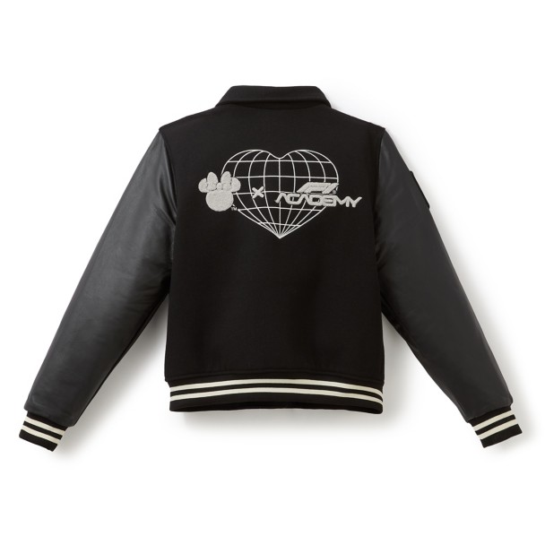 Disney x F1 ACADEMYTM Minnie Mouse Varsity Jacket for Women and Pins Set - D23 The Ultimate Disney Fan Event