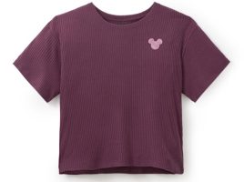 Mickey Mouse Icon Knit Top for Women – Black Cherry