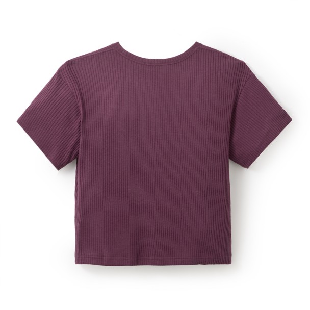 Mickey Mouse Icon Knit Top for Women - Black Cherry