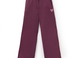 Mickey Mouse Icon Knit Lounge Pants for Women – Black Cherry