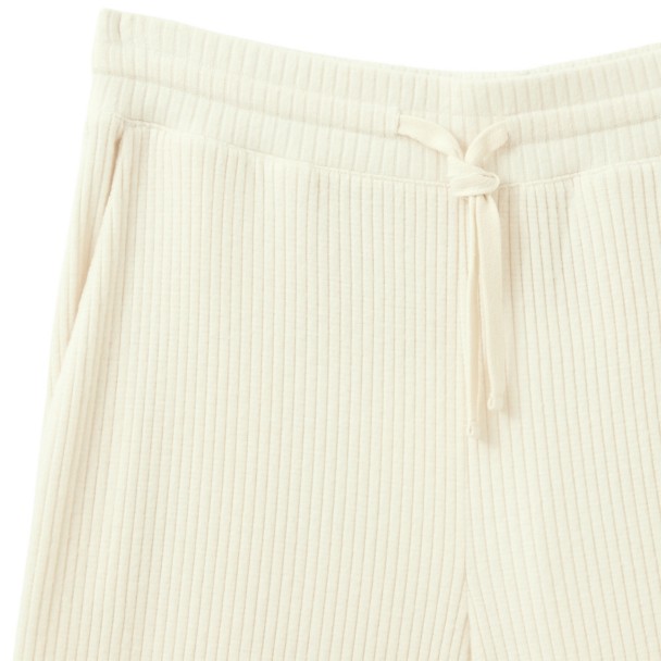 Mickey Mouse Icon Knit Lounge Pants for Women - Cream