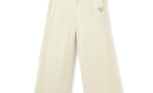 Mickey Mouse Icon Knit Lounge Pants for Women – Cream