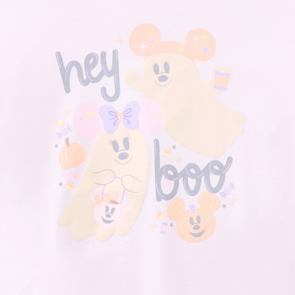 Mickey and Minnie Mouse Cutie Ghost T-Shirt for Women