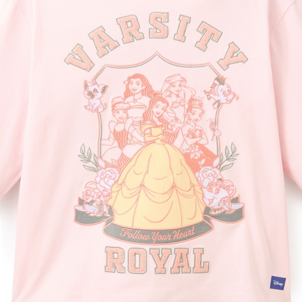 Disney Princess Varsity Royal Long Sleeve T-Shirt for Women by Spirit Jersey®