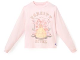 Disney Princess Varsity Royal Long Sleeve T-Shirt for Women by Spirit Jersey®