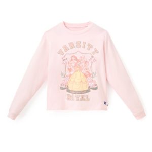 Disney Princess Varsity Royal Long Sleeve T-Shirt for Women by Spirit Jersey®