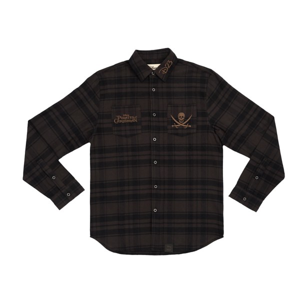 Pirates of the Caribbean Flannel Shirt for Adults by Cakeworthy – D23 The Ultimate Disney Fan Event Pirates of the Caribbean Flannel Shirt for Adults by Cakeworthy – D23 The Ultimate Disney Fan Event