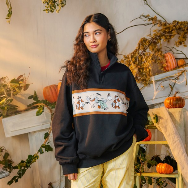 Winnie the Pooh and Pals Halloween 1/4 Zip Pullover Sweatshirt for Adults - Exclusive