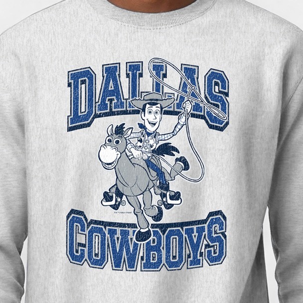 Woody - Dallas Cowboys Pullover Sweatshirt for Adults - Disney  Champion NFL