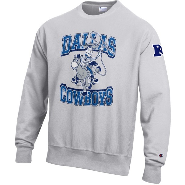 Woody – Dallas Cowboys Pullover Sweatshirt for Adults – Disney  Champion NFL