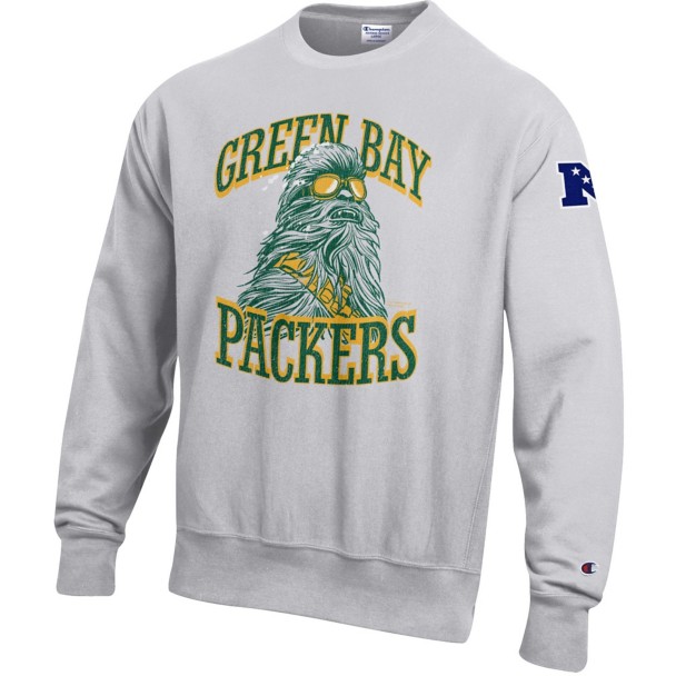 Chewbacca – Green Bay Packers Pullover Sweatshirt for Adults – Disney  Champion NFL
