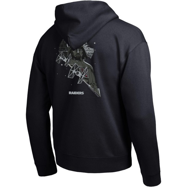 Darth Vader - Las Vegas Raiders Zip Hoodie for Adults - Disney Champion NFL