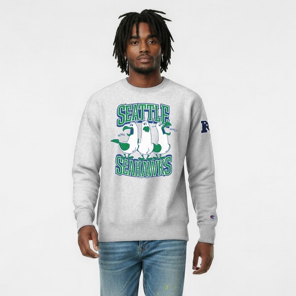 Finding Nemo Seagulls - Seattle Seahawks Pullover Sweatshirt for Adults - Disney Champion NFL