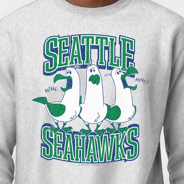 Finding Nemo Seagulls - Seattle Seahawks Pullover Sweatshirt for Adults - Disney Champion NFL
