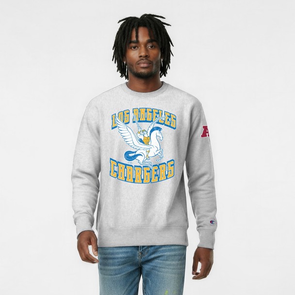 Hercules and Pegasus - Los Angeles Chargers Pullover Sweatshirt for Adults - Disney Champion NFL
