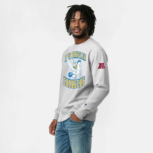 Hercules and Pegasus - Los Angeles Chargers Pullover Sweatshirt for Adults - Disney Champion NFL
