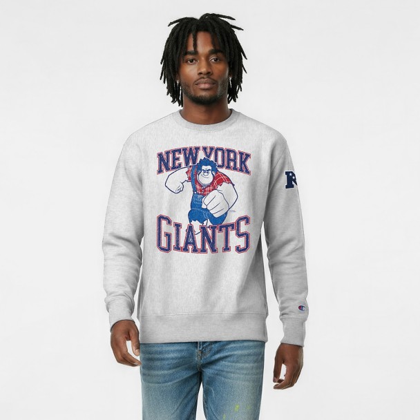 Wreck-It Ralph - New York Giants Pullover Sweatshirt for Adults - Disney Champion NFL