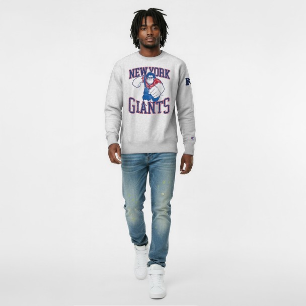 Wreck-It Ralph - New York Giants Pullover Sweatshirt for Adults - Disney Champion NFL