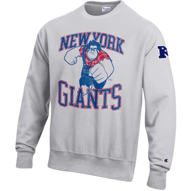 Wreck-It Ralph – New York Giants Pullover Sweatshirt for Adults – Disney  Champion NFL