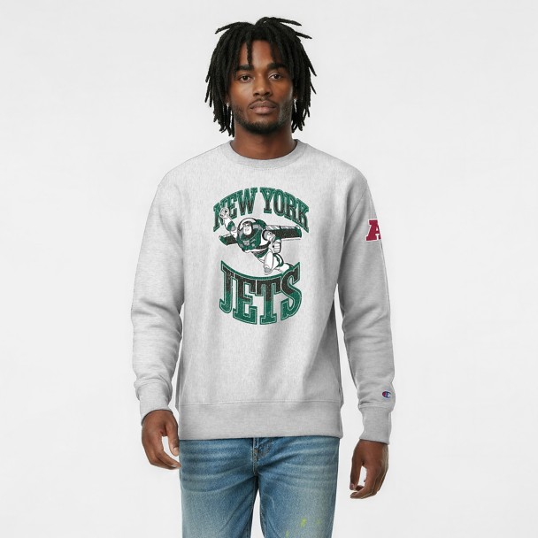 Buzz Lightyear - New York Jets Pullover Sweatshirt for Adults - Disney Champion NFL