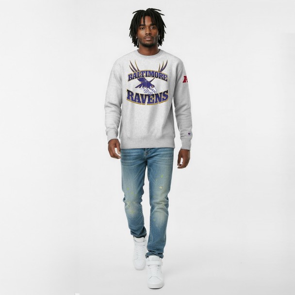 Maleficent's Raven - Baltimore Ravens Pullover Sweatshirt for Adults - Disney Champion NFL