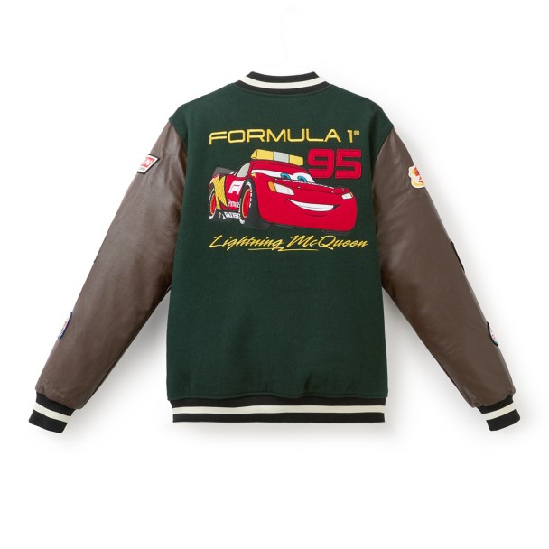 Disney and Pixar's Cars with Formula 1® Lightning McQueen Varsity Jacket for Adults
