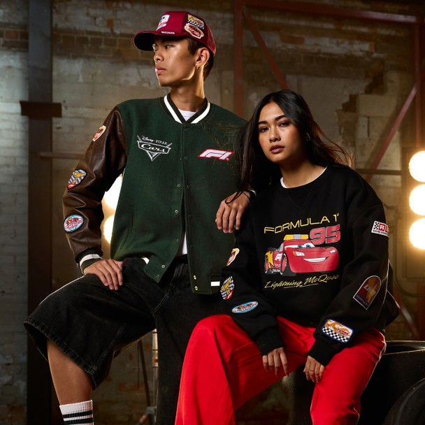 Disney and Pixar's Cars with Formula 1® Lightning McQueen Varsity Jacket for Adults
